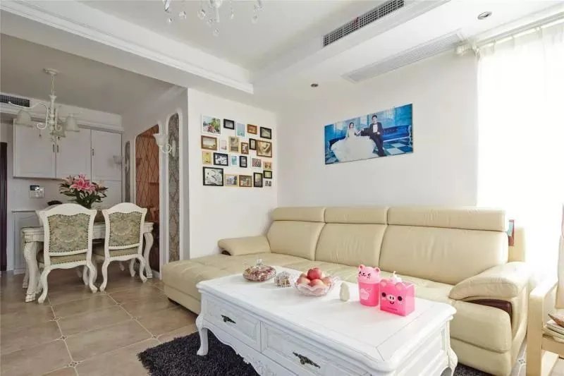 76㎡轻奢欧美风婚房,优雅、素净大方