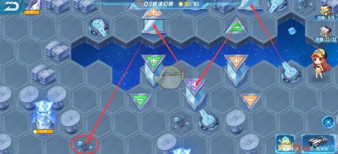 《QQ飞车》QS极速幻境第四章通关攻略