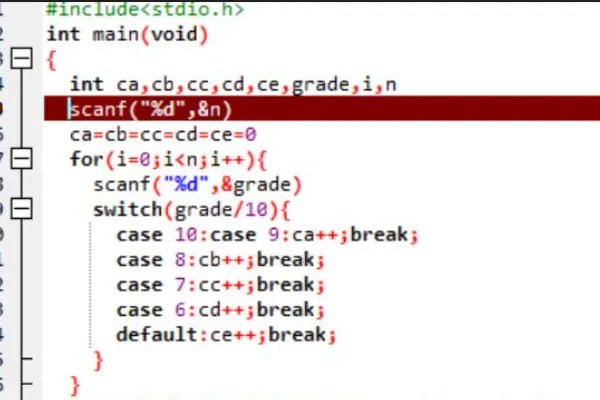 switchcase语句用法