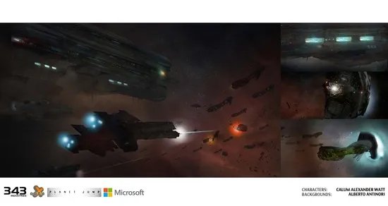 微软最新Win7/Win8主题：《光环4》壁纸欣赏