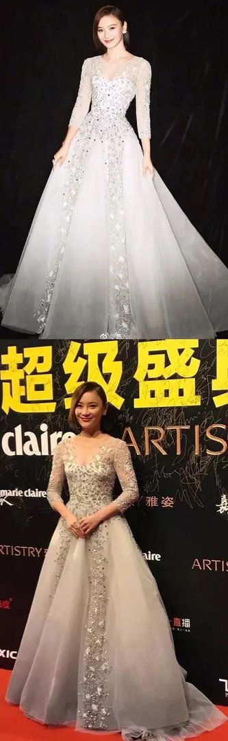 唐嫣杨颖等众女星比美