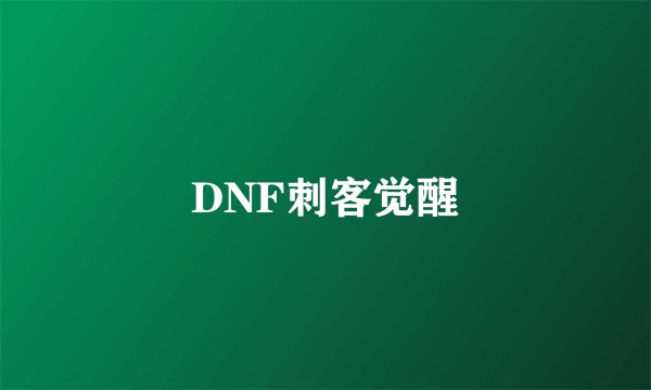 DNF刺客觉醒