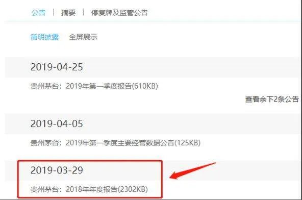 巨潮资讯网查上市公司年报