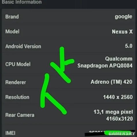 谷歌新一代Nexus X售价曝光 超强2K屏搭安卓L