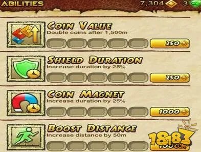 神庙逃亡2技能升级顺序攻略 高分技能选择