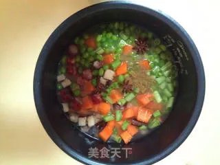 简单五步   懒人腊肉焖饭