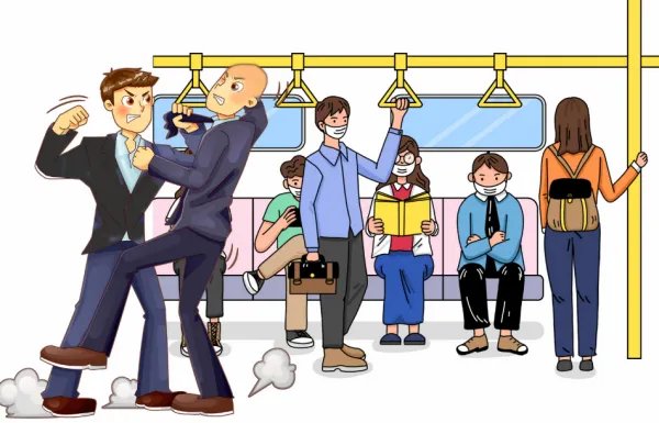 上海一男一女地铁互殴均被刑拘，双方引发争执的原因是什么？