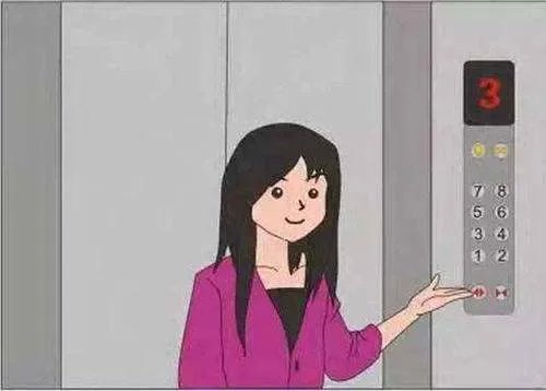在电梯看见小孩乱按数字键时，你会怎样做呢？