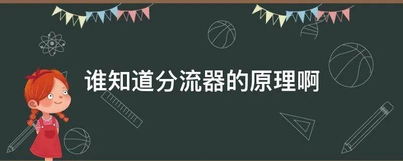谁知道分流器的原理啊
