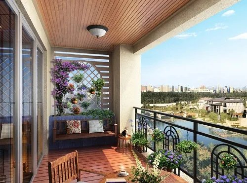 带护栏阳台怎么装修