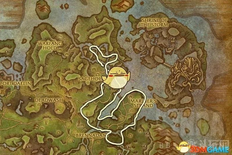 《魔兽世界》8.0采药点路线及物品汇总