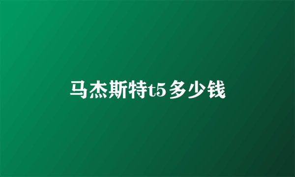 马杰斯特t5多少钱