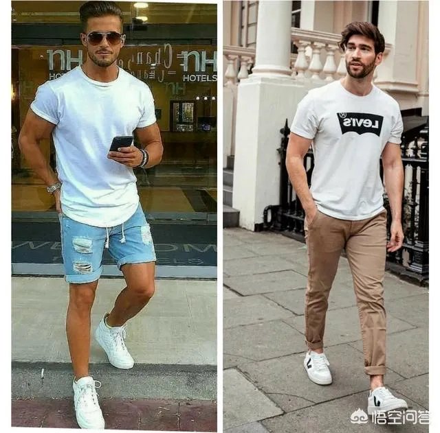 男士如何选择白色T恤？