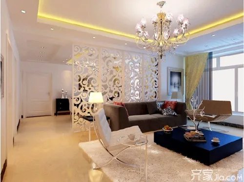 客厅与餐厅隔断造型最新案例 空间的最大化利用