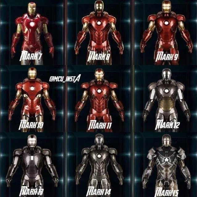 钢铁侠战甲出到多少代？都在哪部电影的哪个时间点出现了？