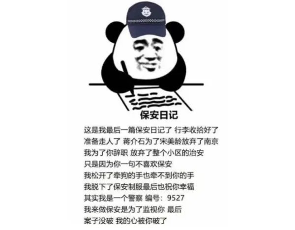 网上很火的“保安日记”是什么梗？