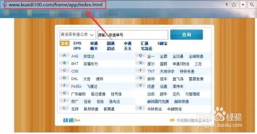快递100的快递查询窗口如何调用到自己的网站？