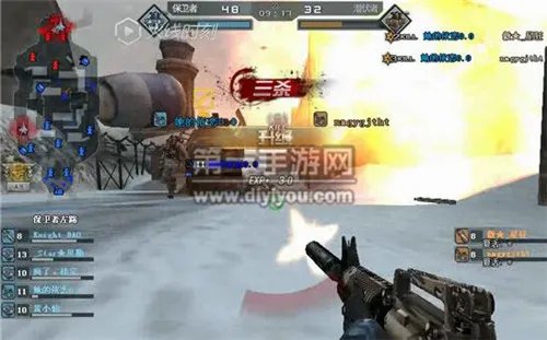 CF手游战场模式冰封要塞躲避打法攻略_穿越火线手游