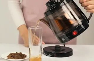 养生壶萃取灵芝茶