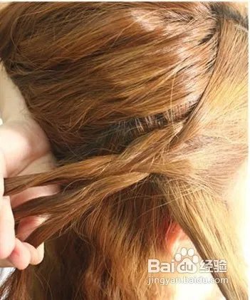 最新韩式编发盘发