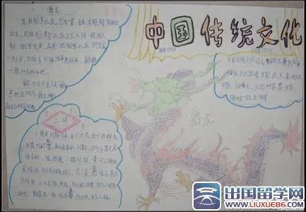 最新中国传统文化手抄报