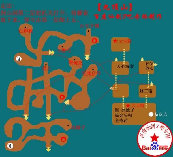 仙剑奇侠传3九顶山地图