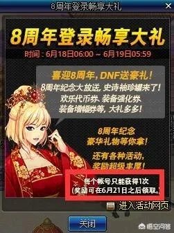 dnf周年庆活动会有什么?