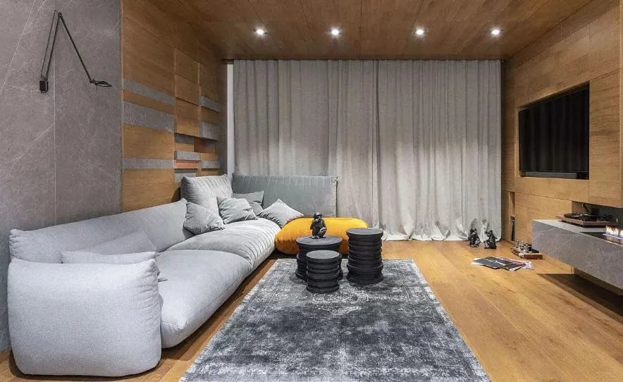 简约别致的单身公寓，时尚又不失男人味~