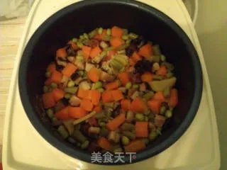 简单五步   懒人腊肉焖饭