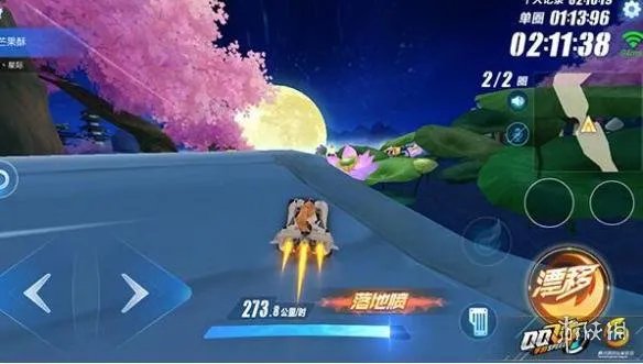 《QQ飞车》手游广寒仙境怎么跑 广寒仙境跑法近道详解