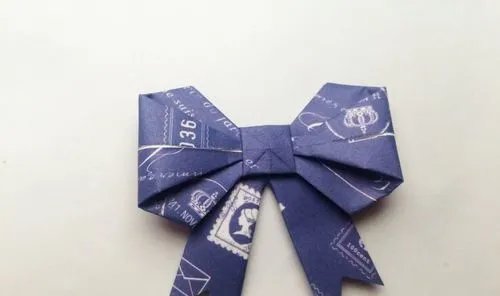 蝴蝶结的折法 - 完全图解