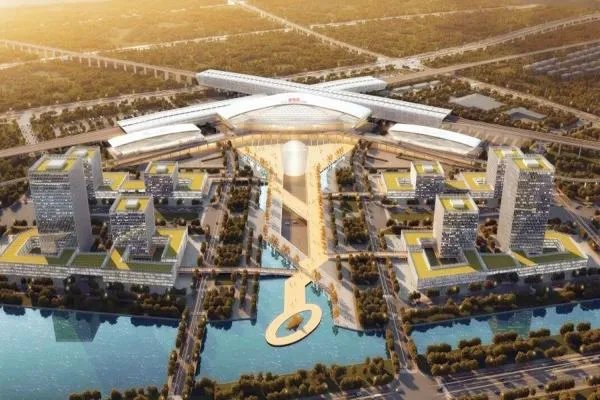 江苏规划建一座高铁站，采用骑跨式站房设计，建在何处呢？