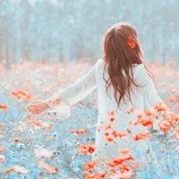 唯美QQ头像女生,最好是背影的,不要灰色,唯美一点、