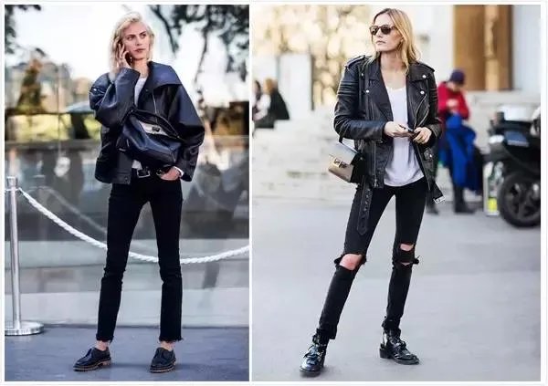 皮衣长款如何搭配？