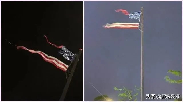 如何看待美国最大国旗被雷劈断，华盛顿纪念碑也遭雷击呢？