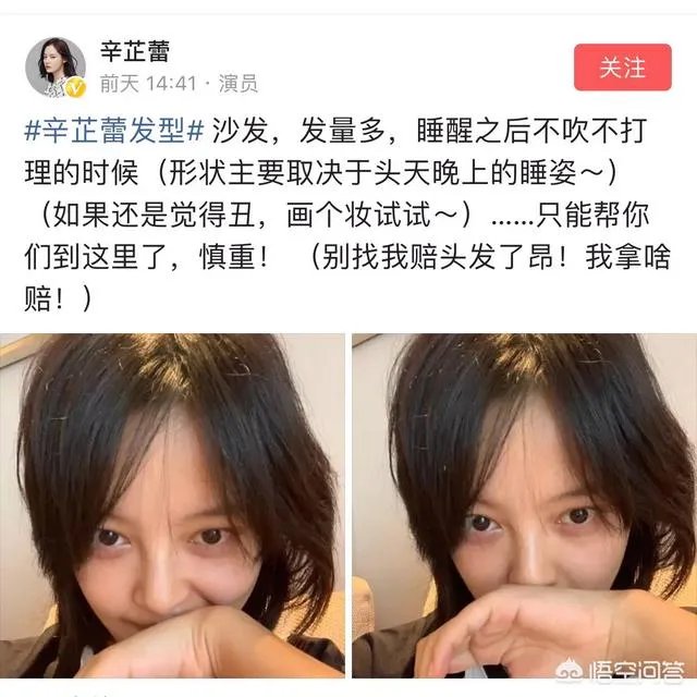 辛芷蕾的爆款发型好吗？大家怎么看？