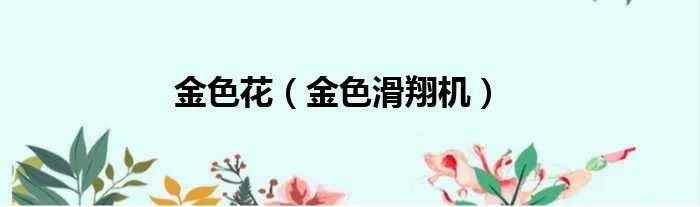 金色花（金色滑翔机）