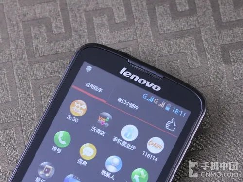 千元超大屏双核 联想智能手机A800评测