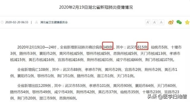 谁能解释一下昨天19号湖北省的新增病例统计是如何计算的，一头雾水？