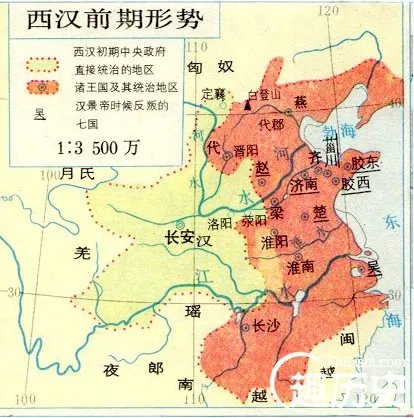 汉朝地图——中国古代汉朝地图