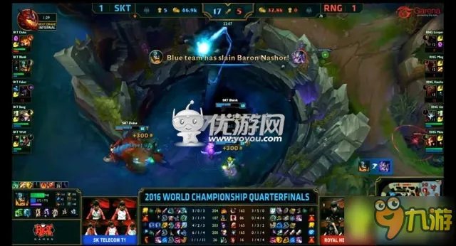 lol英雄联盟s6八强SKT vs 皇族比赛详情
