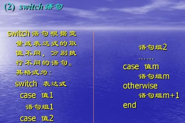 switchcase语句用法