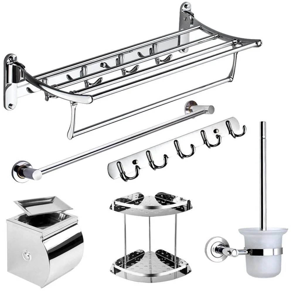 浴室挂件太空铝好还是不锈钢好 浴室挂件的准确选购