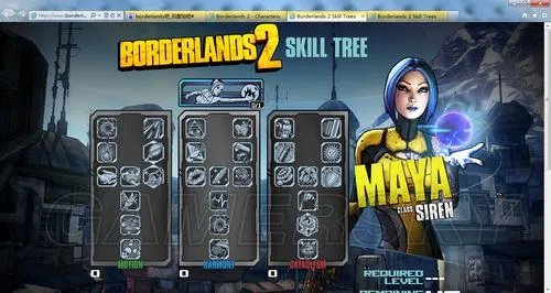 《无主之地2》技能树详解和加点明细规则
