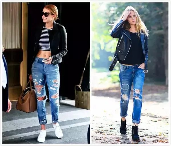 皮衣长款如何搭配？