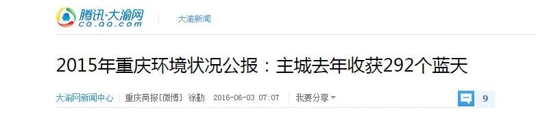 为什么重庆近日的空气质量指数都远超200了，而重庆人只认为它是雾？