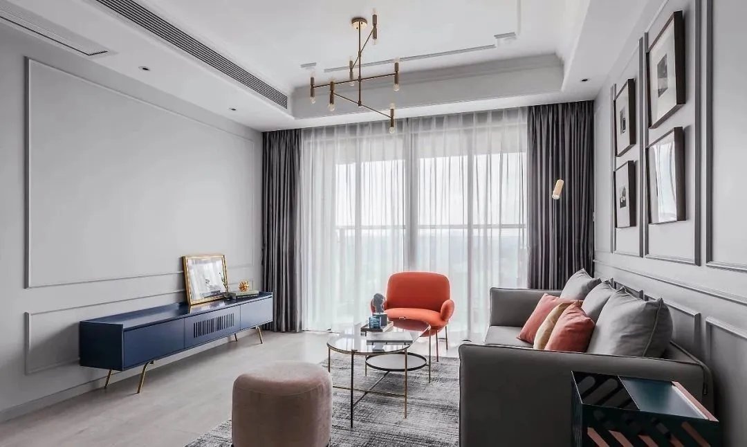 黄石一品园简约美式风格装修效果图，年轻时尚一族最爱！