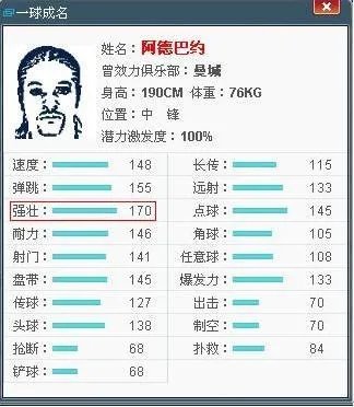 《一球成名》前期超完整球员攻略