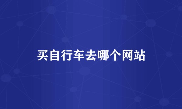 买自行车去哪个网站