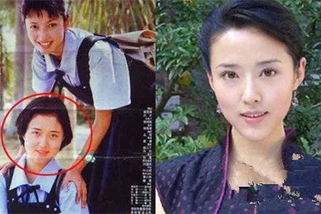 颜丹晨整容前后对比照曝光 整容前典型大饼脸形如大妈